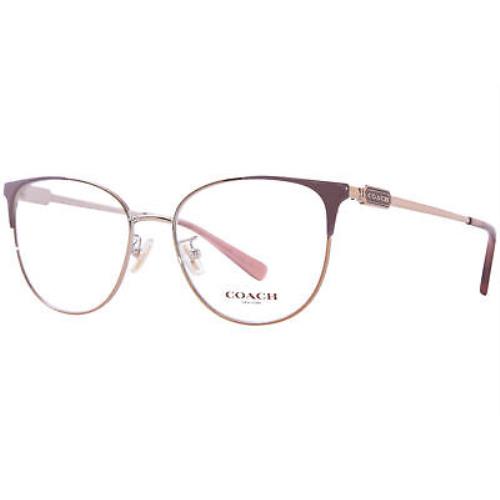 Coach HC5148 9419 Eyeglasses Women`s Rose Gold/light Eggplant Full Rim 54mm
