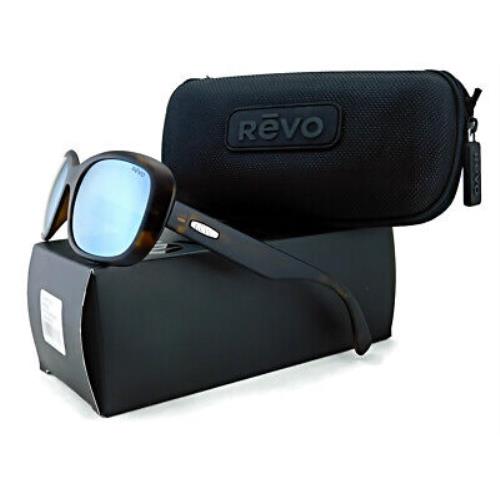 Revo Paxton Sunglasses RE1039 Matte Tortoise / Polarized Blue Water Lens