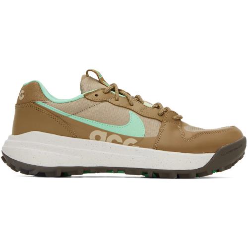 Nike Beige Acg Lowcate Limestone Green Brown Men`s 10 Sneakers DX2256-200 - Brown