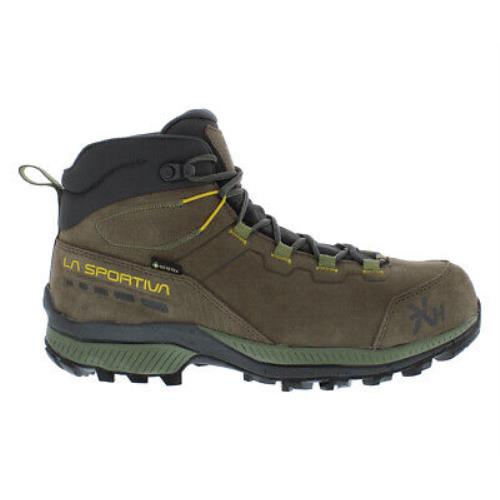 La Sportiva TX Hike Mid Leather Gtx Mens Shoes Size 9.5 Color: Taupe/moss