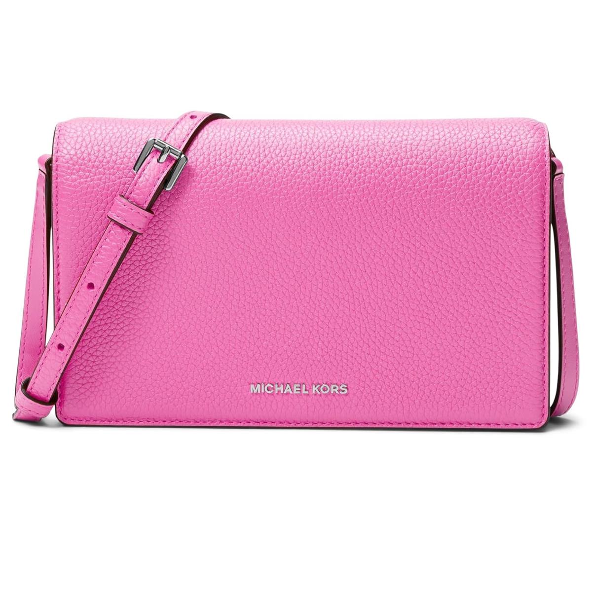 Woman`s Handbags Michael Michael Kors Jet Set Medium Flap Crossbody Cerise