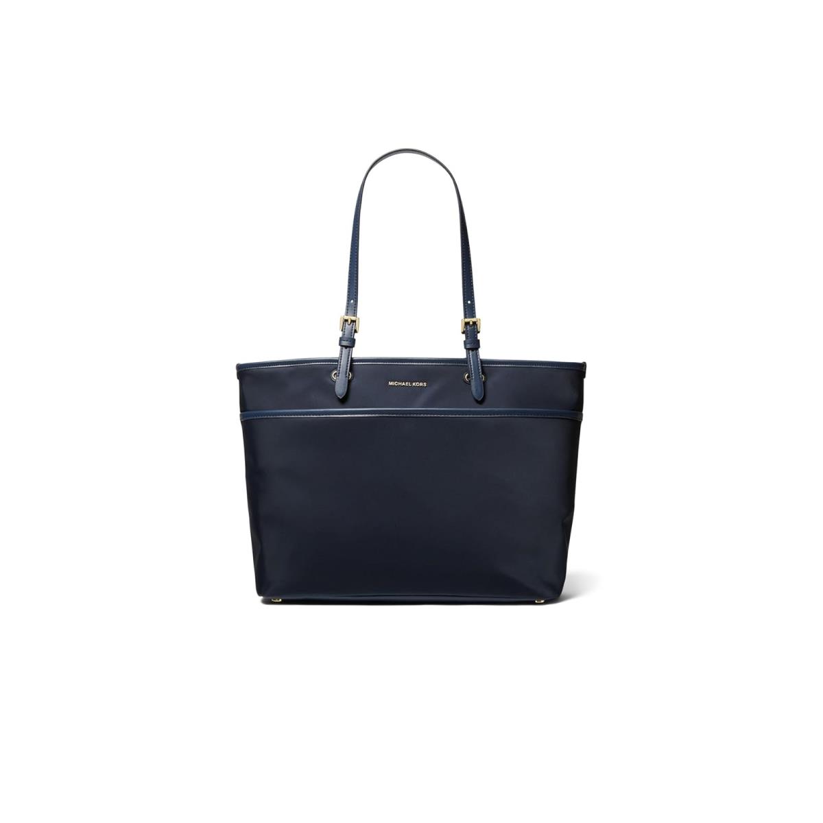 Woman`s Handbags Michael Michael Kors Winston Large Top Zip Multi Function Tote Navy