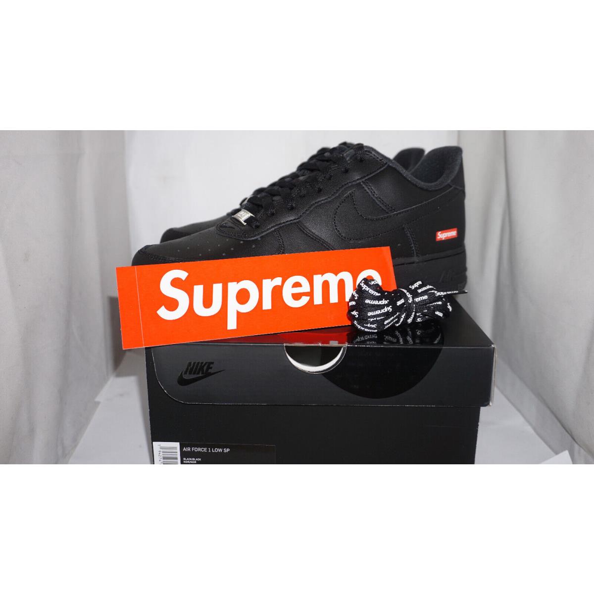 Supreme Nike Rare Air Force 1 Low SP Black Size 10