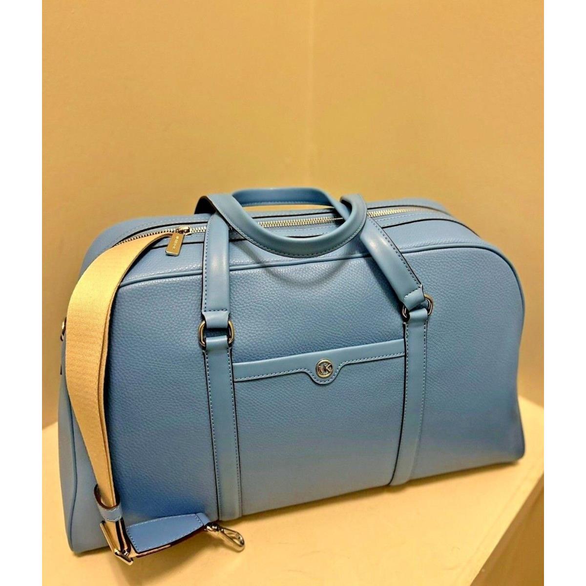 Michael Kors Travel Extra Large Pvc Weekender Duffle MK Shoulder Luggage Bag SOUTH PACIFIC