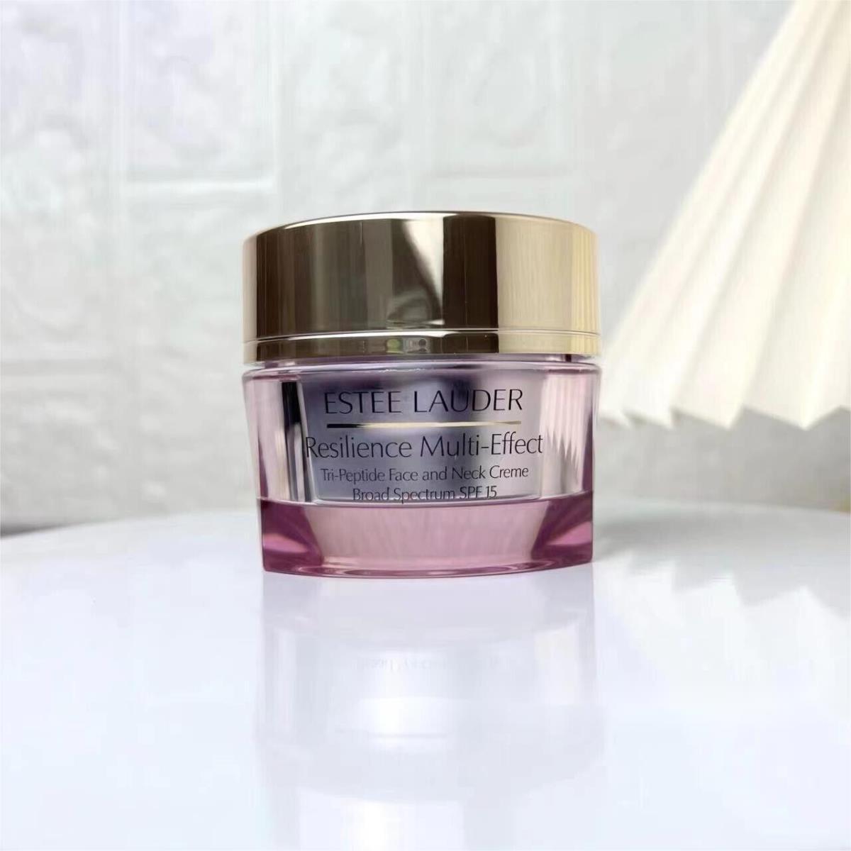 2 Pcs Lauder Resilience Multi-effect Tri-peptide Face Neck Creme Spf 15 1OZ