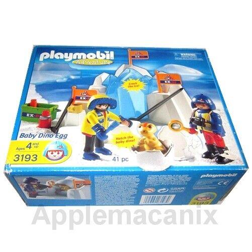 Playmobil Toy Set 3193 Dino Expedition Baby Dino Egg Explorers Figures Polar