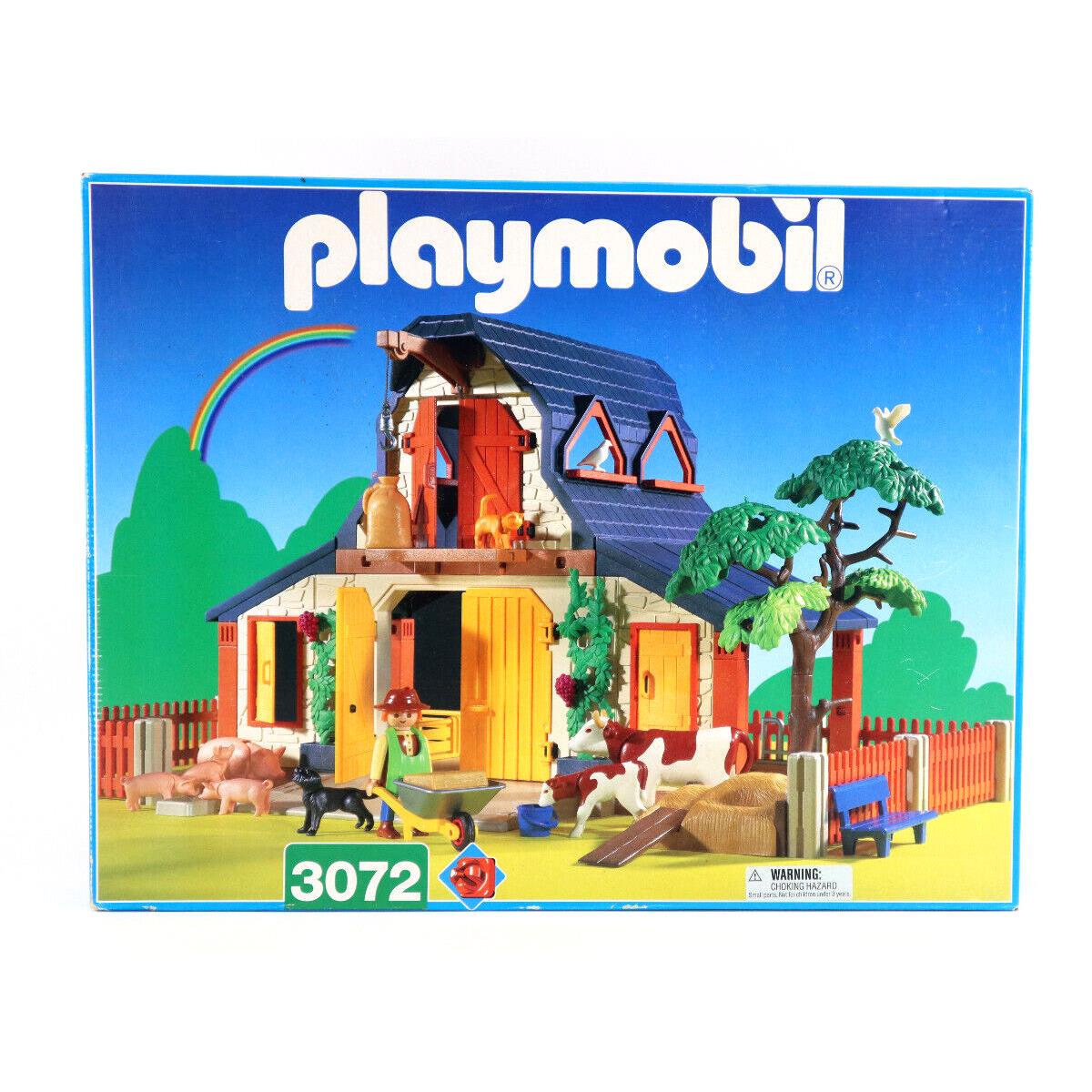 Vtg Playmobil Farm 3072 Retired 1999