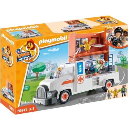 Playmobil Duck On Call - Ambulance 70913