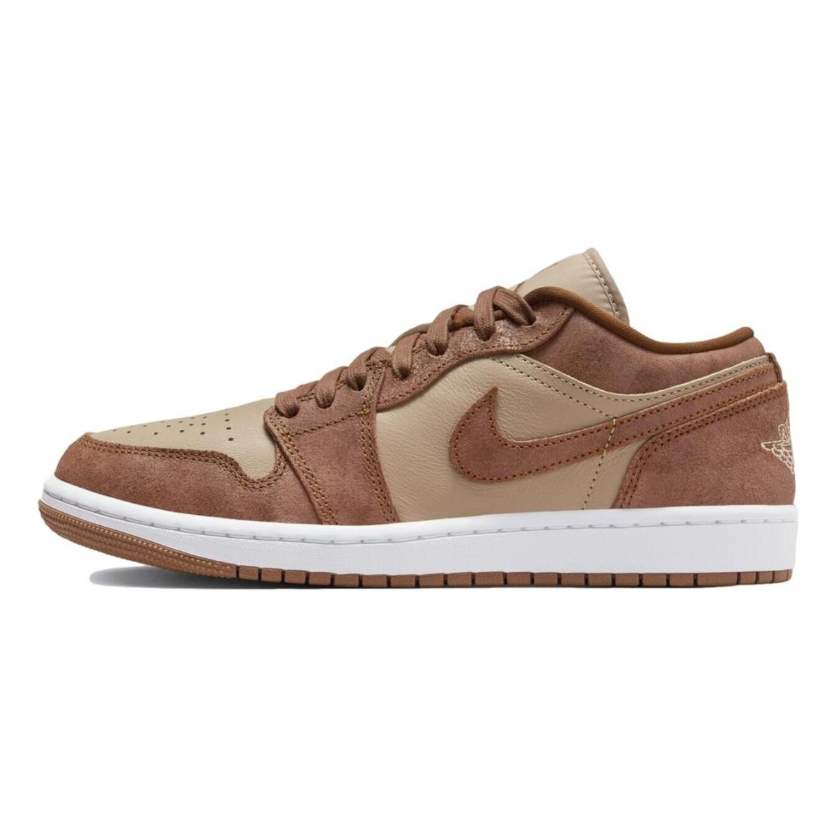 Size 6 - Nike Women`s Air Jordan 1 Low SE `legend Coffee` Shoes FJ3453-200