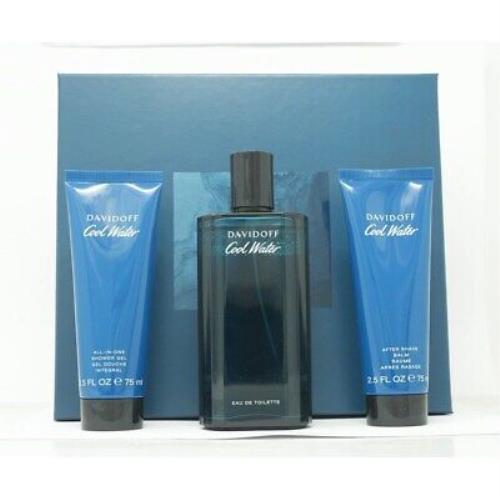 Davidoff Men`s Cool Water Gift Set Fragrances 3616304197437