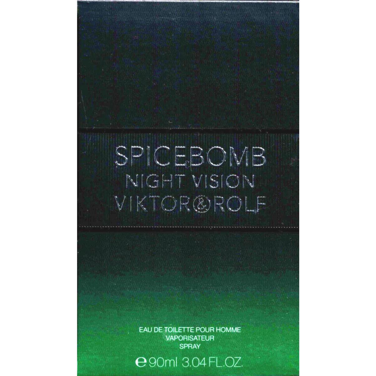 Viktor Rolf Spicebomb Night Vision Eau DE Toilette For Men 3.04 Oz / 90 ml