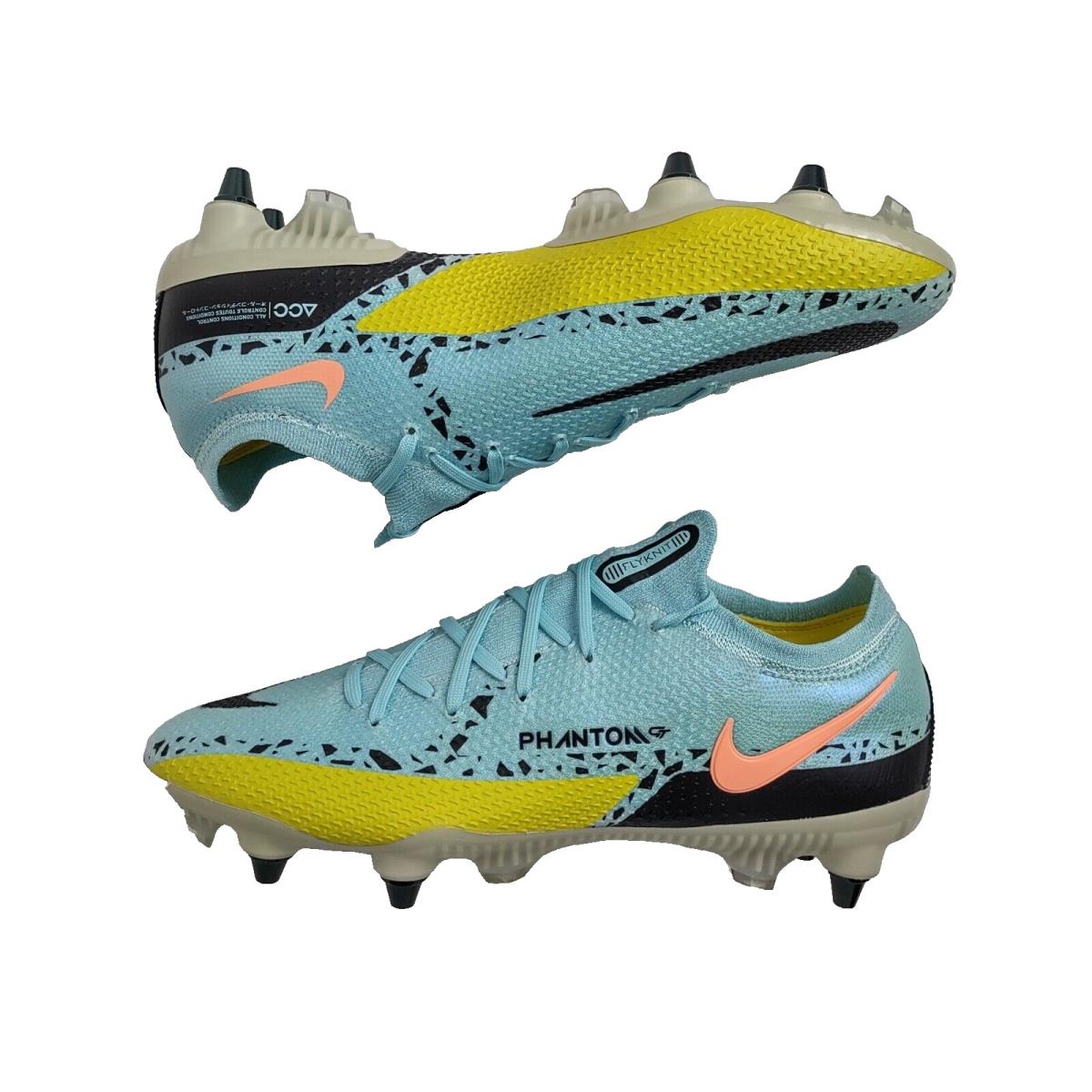 Nike Phantom GT2 Elite Sg-pro AC Glacier Ice Blue Black Cleats DC0753-408 Mens 7 - Blue