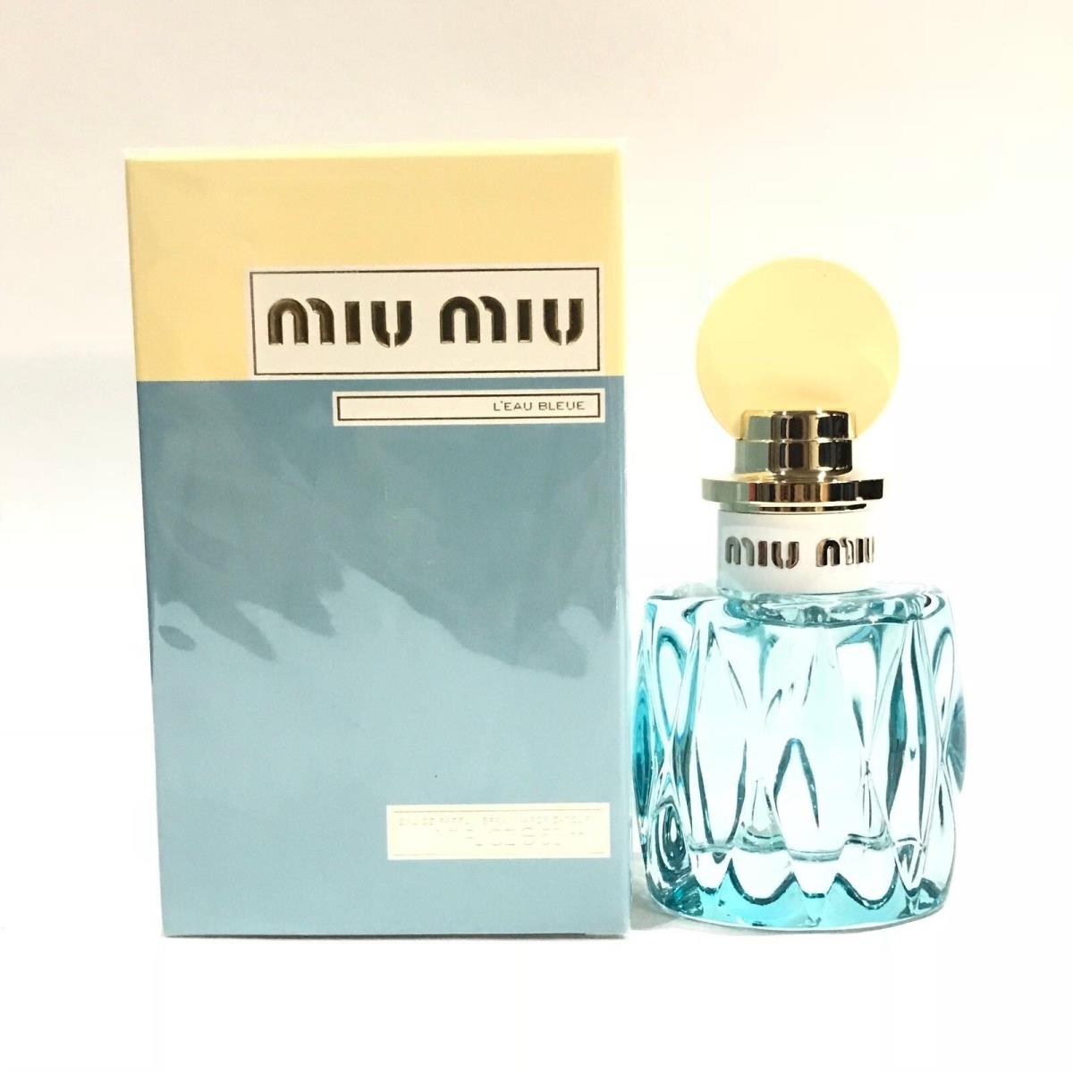 Miu Miu L`eau Bleue For Women Eau de Parfum Spray 1.7 oz / 50 ml