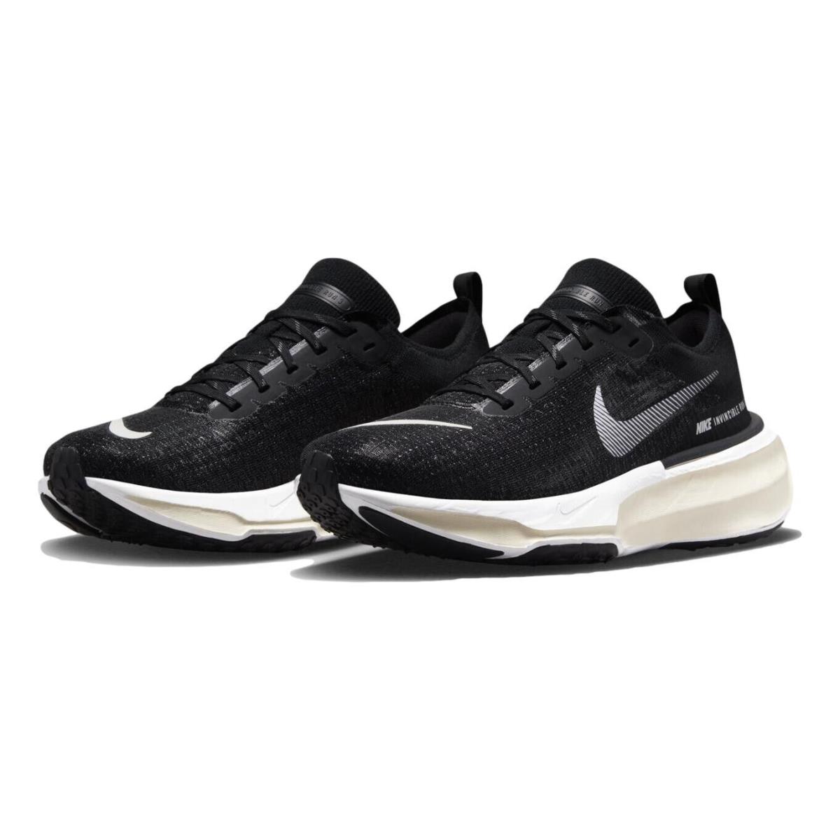 Size 8 - Nike Zoomx Invincible Run Flyknit 3 `black White` DR2615-001 - Black