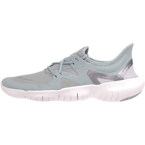 Nike Free RN 5.0 Women`s Runni Sz_8.5_Ocean Cube/mtlc Cool Grey-pure Platinum - Ocean Cube/Mtlc Cool Grey-pure Platinum