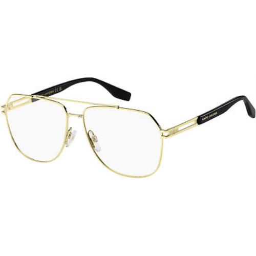 Marc Jacobs Marc 751 Gold Black Rhl Eyeglasses