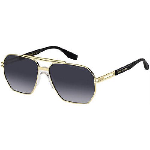 Marc Jacobs Marc 748/S Gold Black Rhl Sunglasses