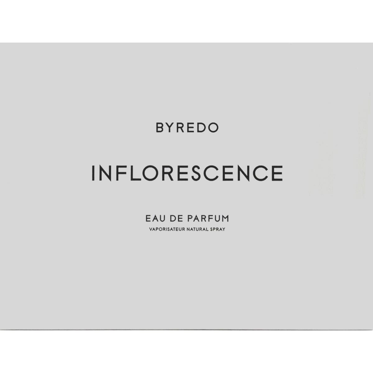 Byredo Inflorescence Eau DE Parfum Spray For Women 3.3 Oz / 100 ml