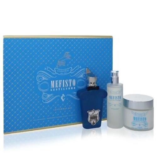 Mefisto Gentiluomo by Xerjoff Gift Set -- 3.4 oz Eau De Parfum Spray + 3.4 oz D