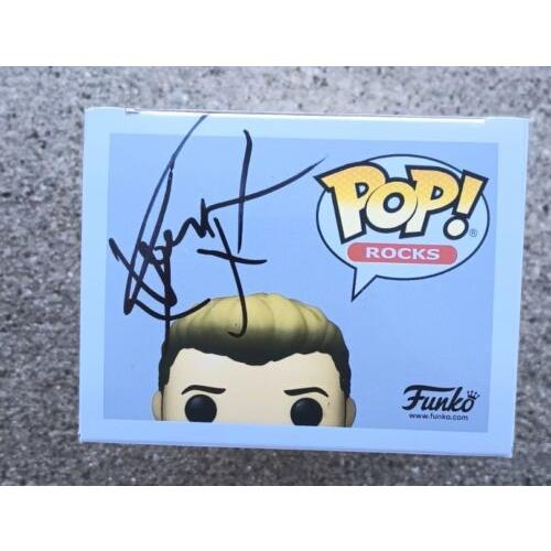 Green Day Mike Dirnt Signed Funko Pop Psa/dna