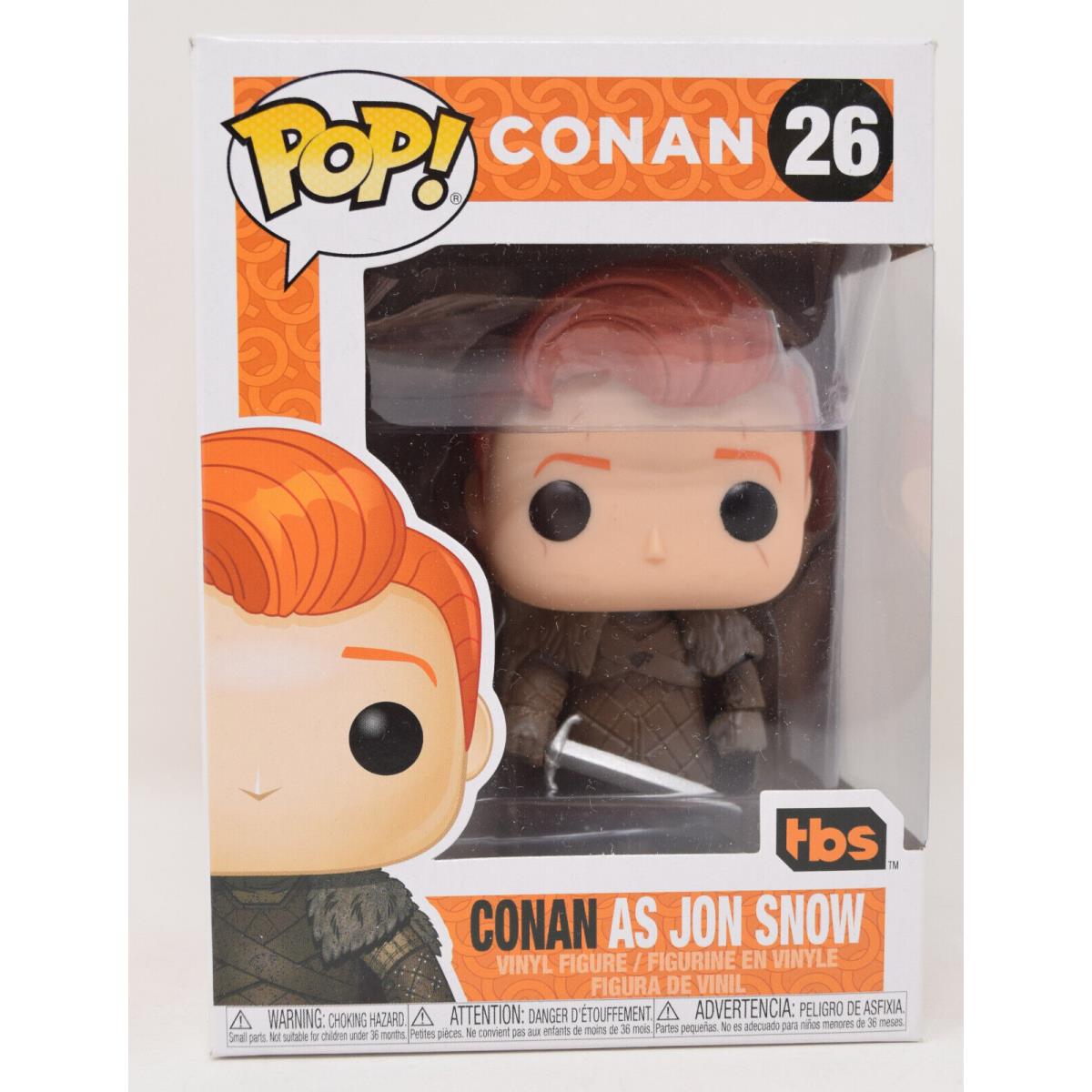 Conan As Jon Snow Game Of Thrones Funko 26 Figure Sdcc Tbs Exclusive