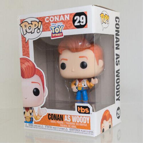 Funko Pop TV Conan O`brien Tbs Toy Story Vinyl Figure - Conan AS Woody 29 NM
