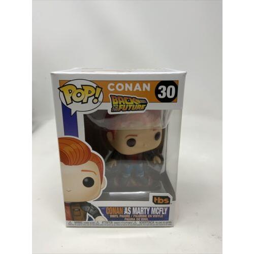 Conan O`brian Marty Mcfly Back To The Future Sdcc 2020 Funko Pop 30 Protector