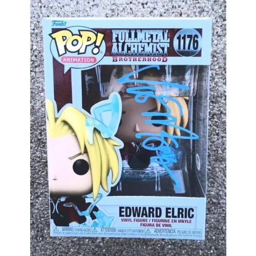 Edward Elric Vic Mignogna Signed Funko Pop Psa/dna 1176 Fullmetal Alchemist