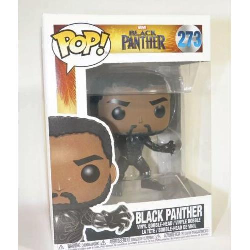 Funko Pop Black Panther Movie Marvel 273 Vinyl Figure Chadwick Boseman
