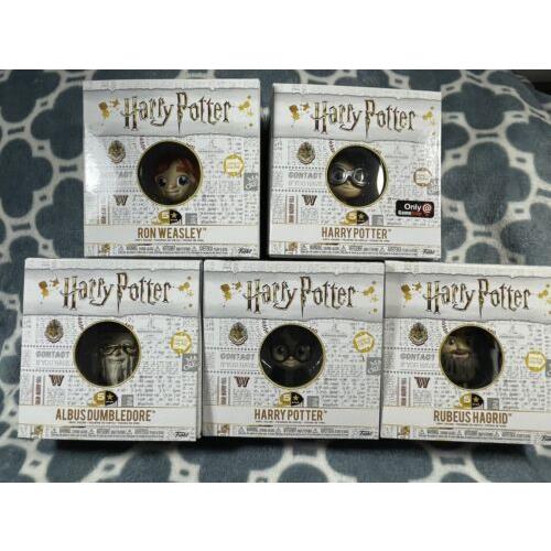 Funko Harry Potter Five Star 5 - Harry Ron Hagrid Dumbledore + 1 Exclus