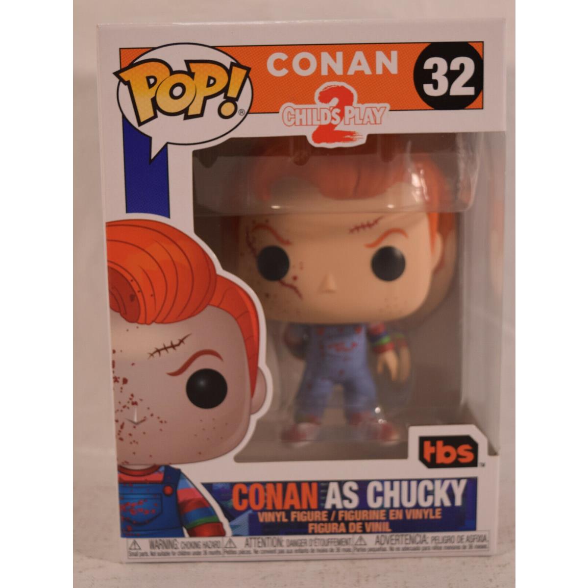 Conan As Chucky Childs Play Funko 32 Figure Sdcc Tbs Exclusive