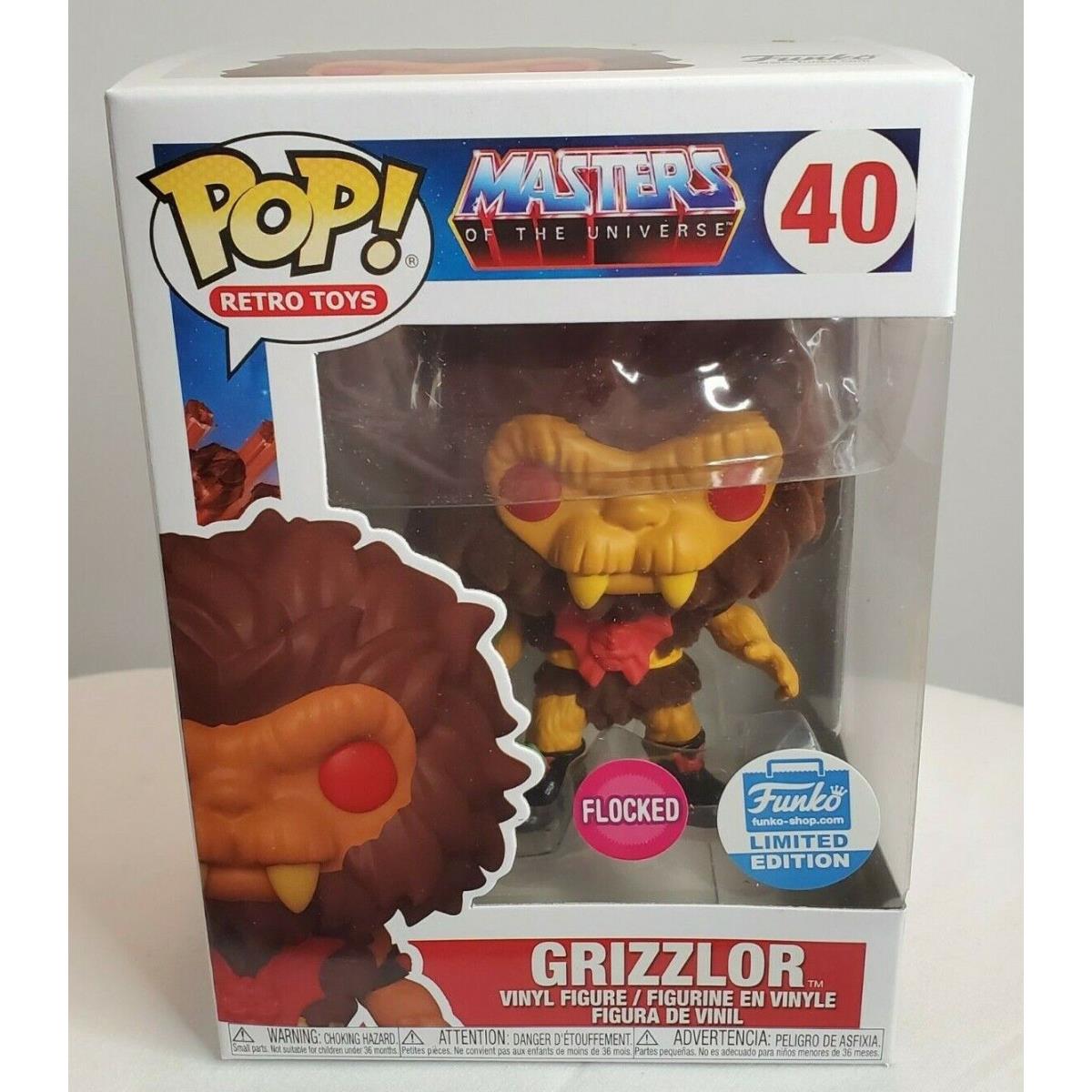 Funko Pop Masters Of The Universe Grizzlor 40 Flocked Shop Limited Exclusive