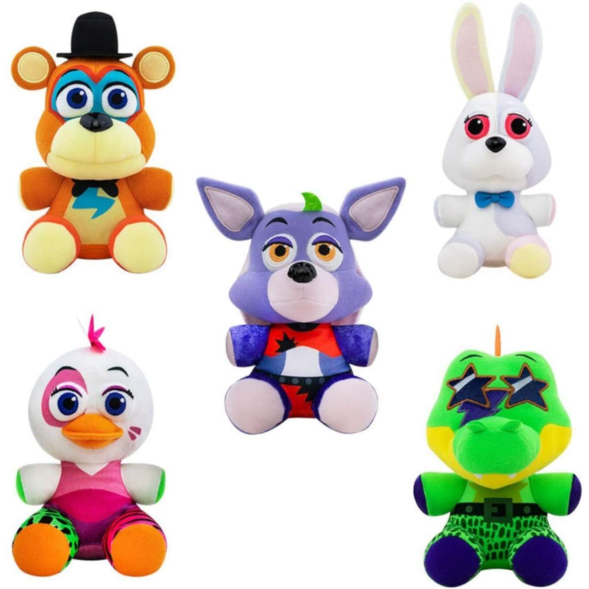 Funko Five Nights at Freddy`s Security Breach 6 Inches Plush Set of 5 Pieces