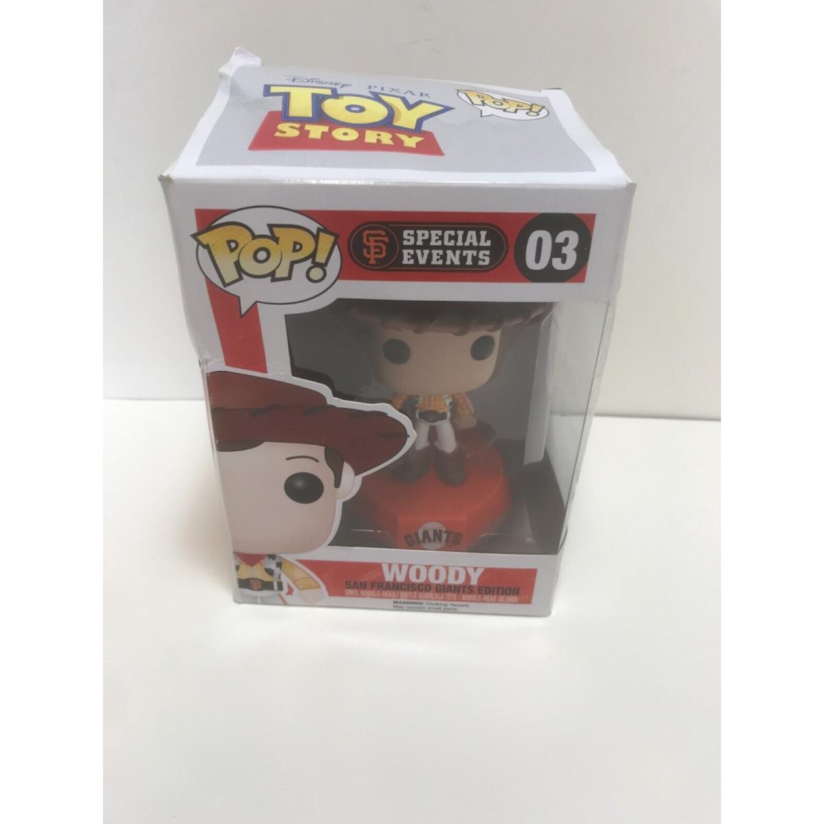 Funko Pop Toy Story Woody SF Giants Edition Special Events 2014 03 See Images