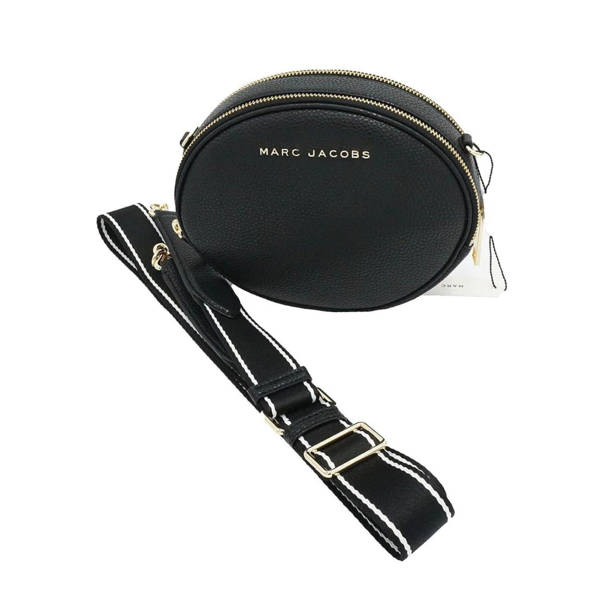 Marc Jacobs M0016411 Gold Hardware Black Leather Women`s Crossbody