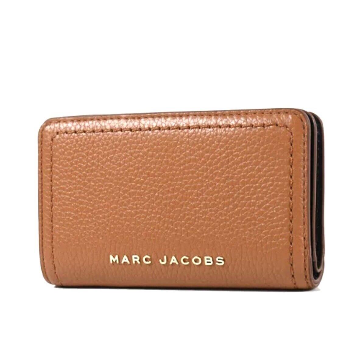 Marc Jacobs Smoked Almond Hardware Groove Medium Bifold Women`s Leather Wallet