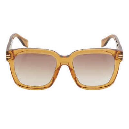 Marc Jacobs Brown Gradient Square Ladies Sunglasses MJ 1035/S 040G/HA 53