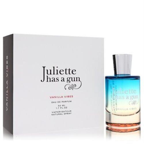 Vanilla Vibes by Juliette Has A Gun Eau De Parfum Spray 1.7 oz For Women