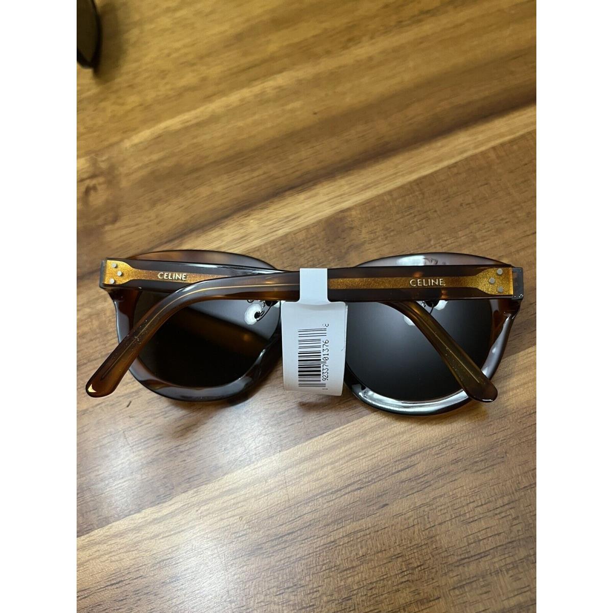 Celine Paris Brown Tortoise Square Oversized Mirror Lenses Sunglasses CL400711