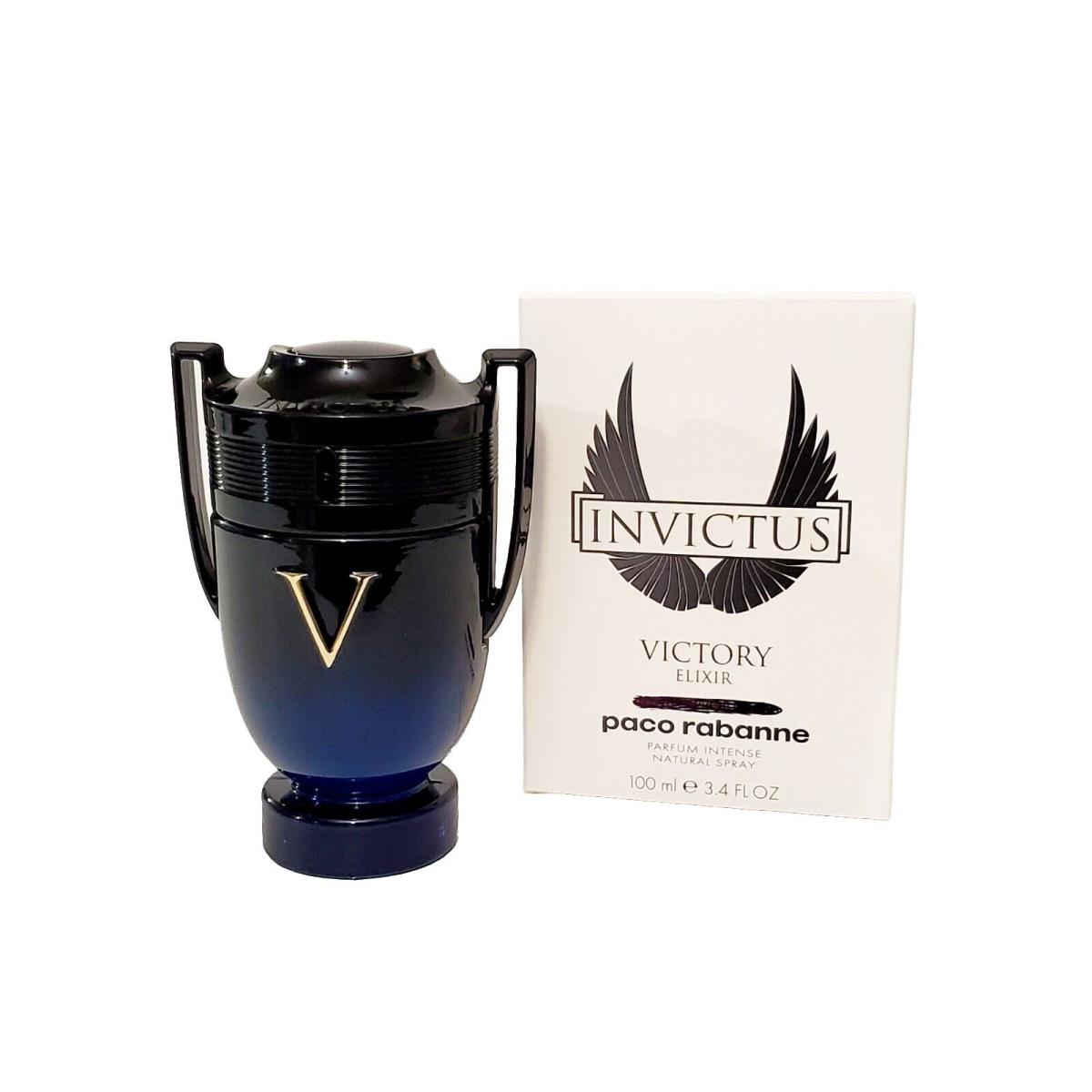 Paco Invictus Victory Elixir Parfum Intense 3.4 OZ / 100 ML For Men UN Box