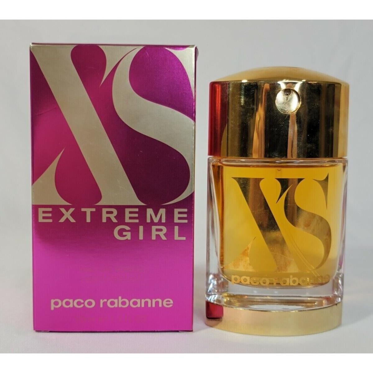 XS Extreme Girl by Paco Rabanne Eau De Toilette Spray 1.7oz / 50mL