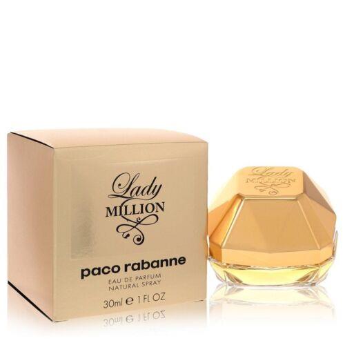 Lady Million by Paco Rabanne Eau De Parfum Spray 1 oz For Women