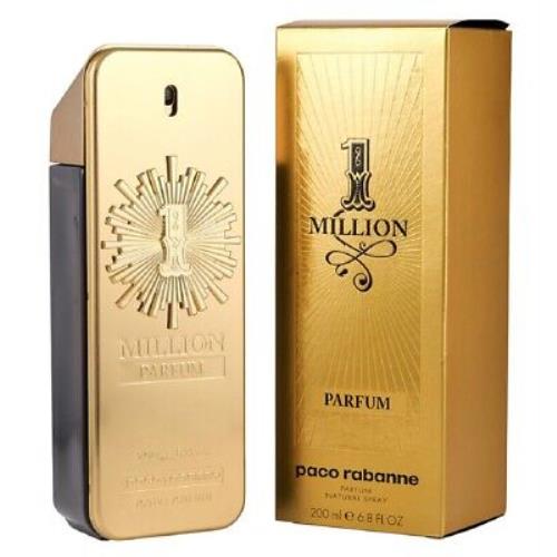 1 Million Paco Rabanne 6.8 oz / 200 ml Parfum Men Cologne Spray