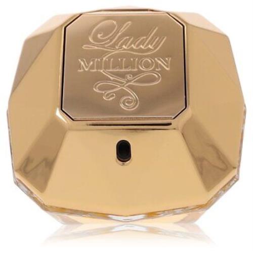 Lady Million by Paco Rabanne Eau De Parfum Spray Tester 2.7 oz For Women