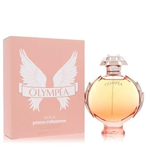 Olympea Aqua by Paco Rabanne Eau De Parfum Legree Spray 2.7oz-80ml For Women