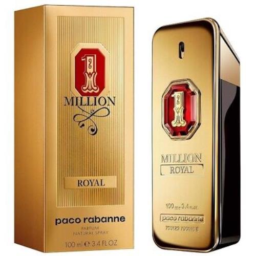 1 Million Royal Paco Rabanne 3.4 oz / 100 ml Parfum Men Cologne