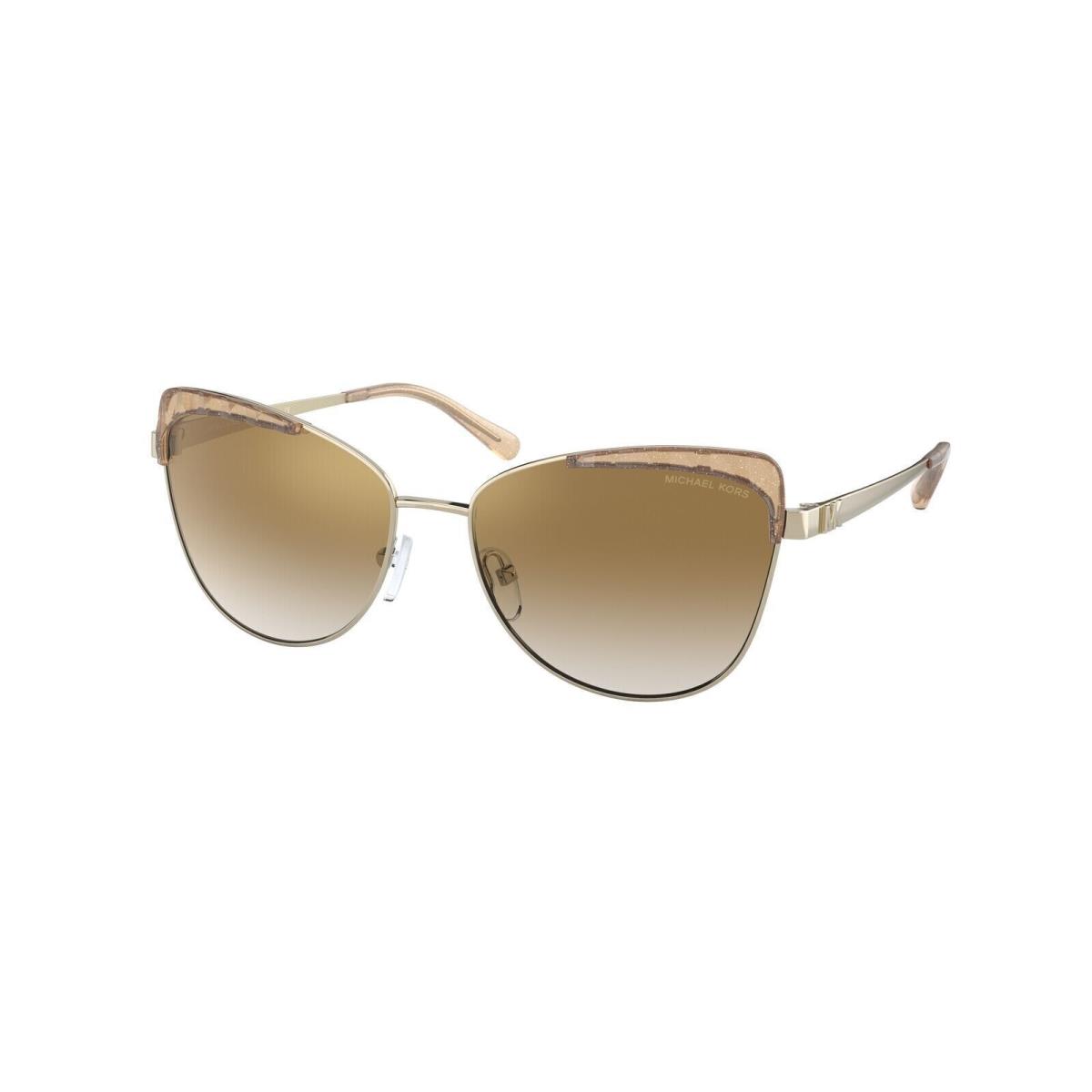 Michael Kors MK1084 10146E Cat Eye Lt Gold Gold Grad Mir 56 mm Womens Sunglasses