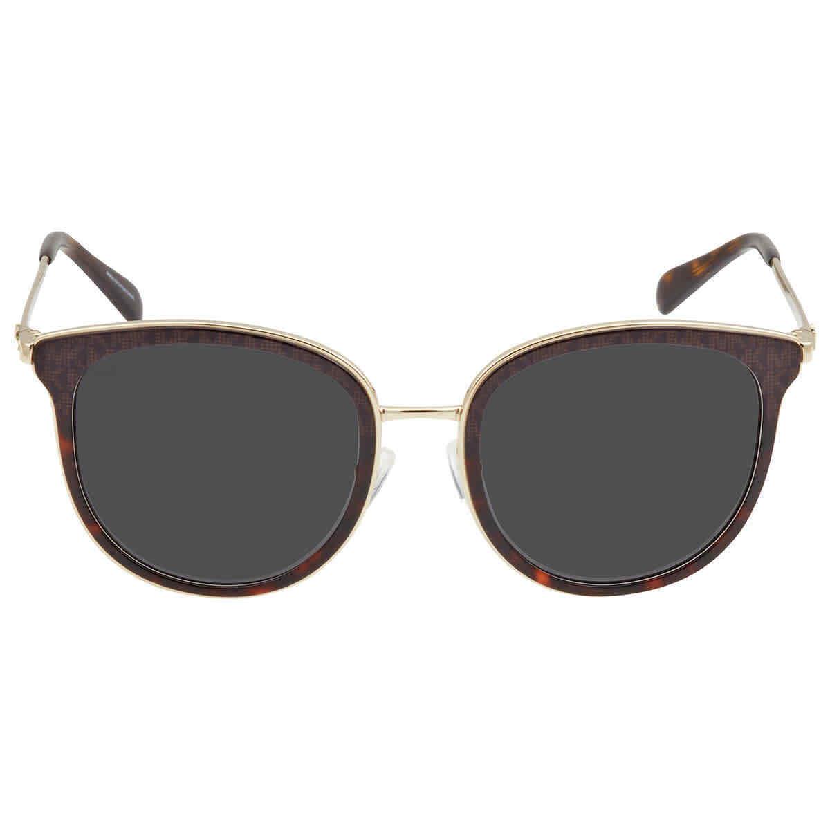 Michael Kors Adrianna Dark Gray Solid Cat Eye Ladies Sunglasses MK1099B 390387