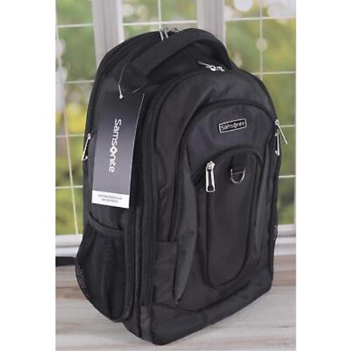 Samsonite Revell Business Laptop Pocket Nylon Entrepreneur Backpack Black