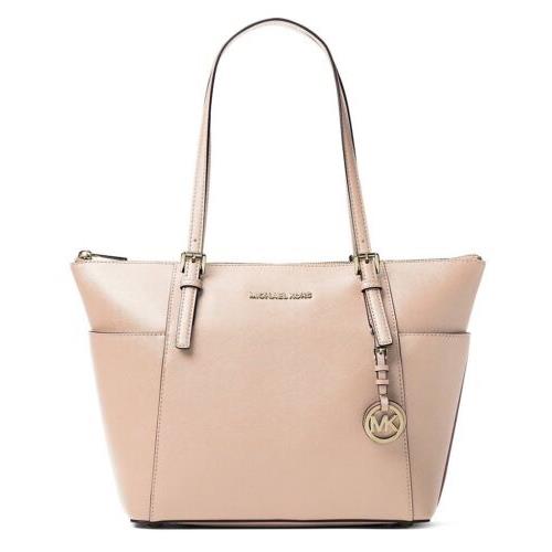 Michael Kors EW TZ Tote Oyster Color Leather/gold Hardwarer Retail 299.00